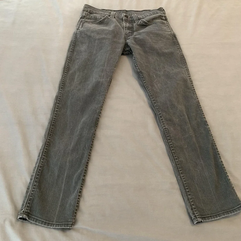 Levis 511‎ Jeans Mens 30x30 Gray Charcoal Wash Slim Fit Stretch Denim Pants